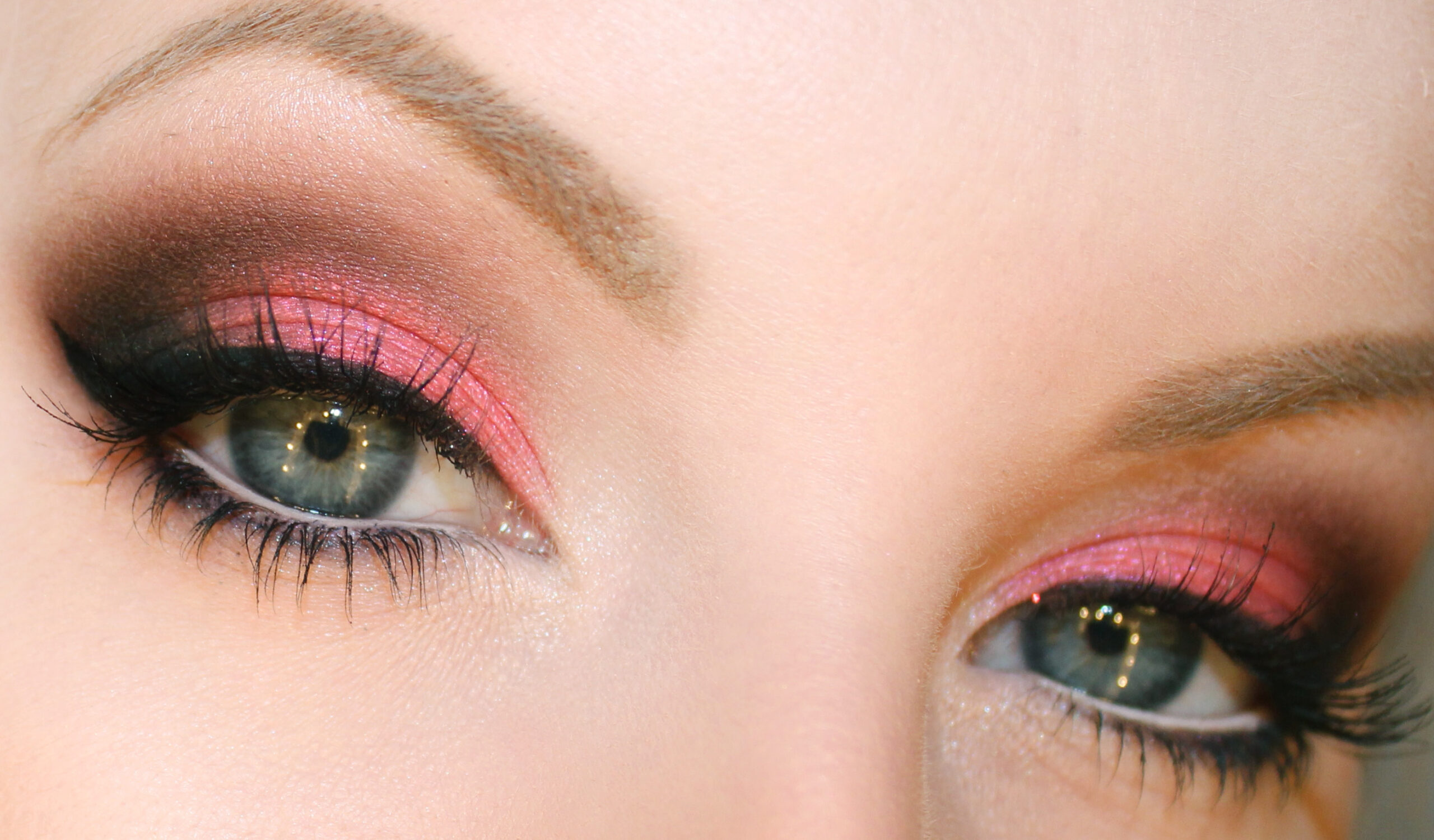Pink Party Makeup With Eyeliner Step