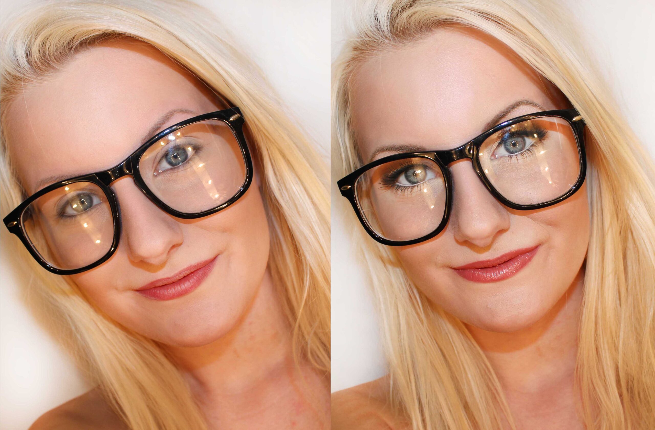 Maquillaje para gafas (Paso a paso + consejos)