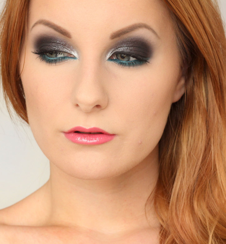 Black, green & silver