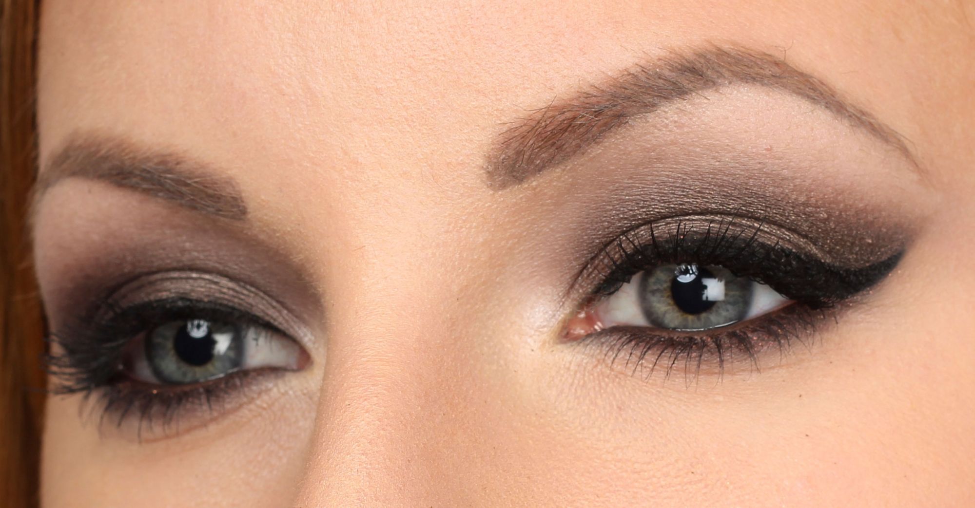 Maquillaje de año nuevo marrón