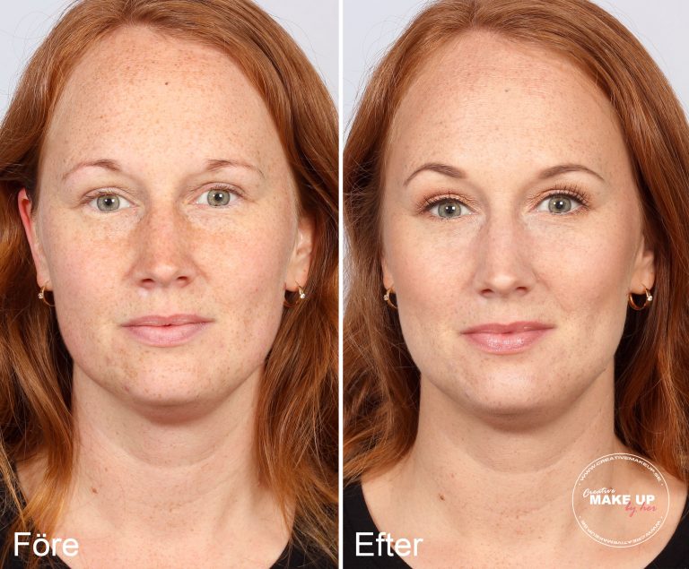 Maquillaje en piel pecosa