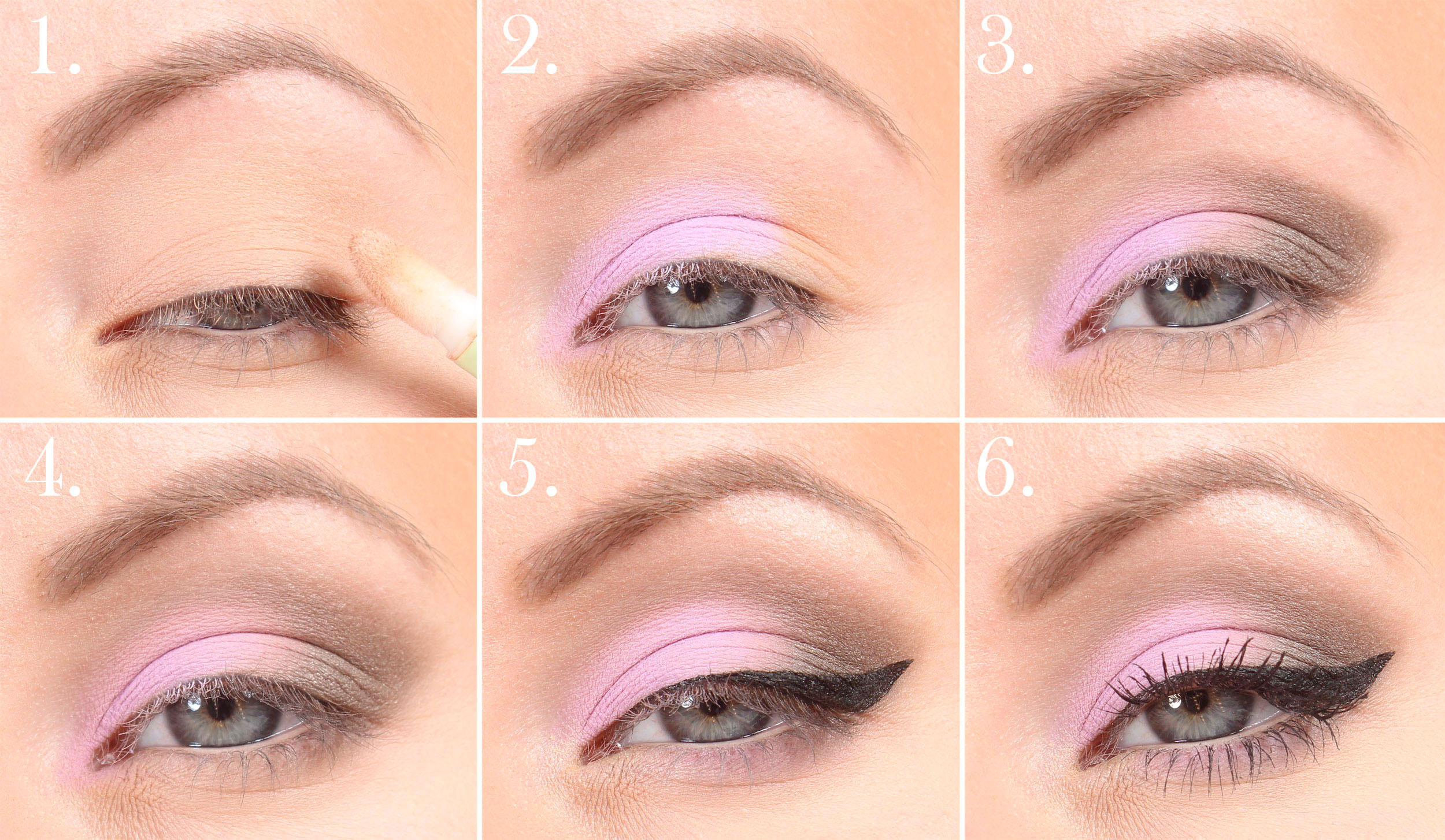 Light purple makeup 