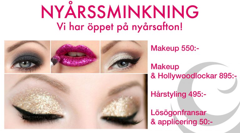 Boka nyårssminkning hos mig!