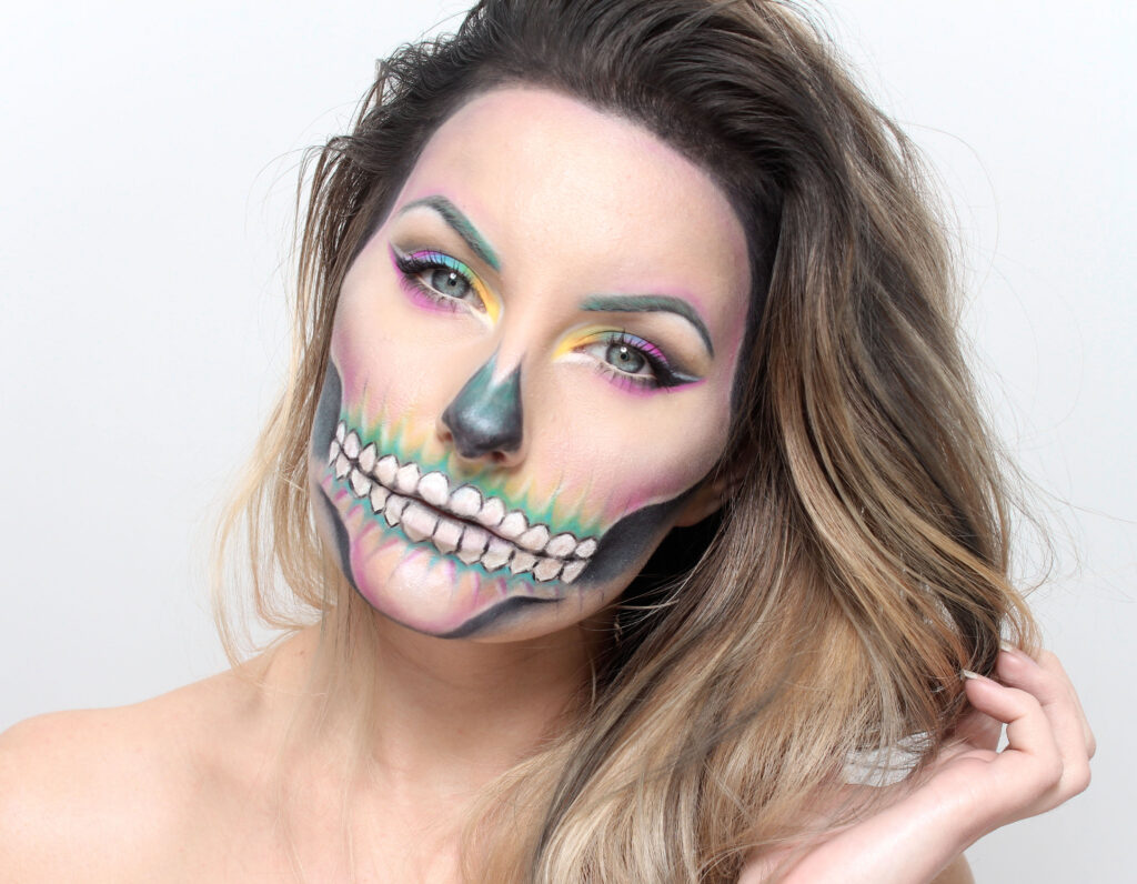 Colorful Skull Makeup