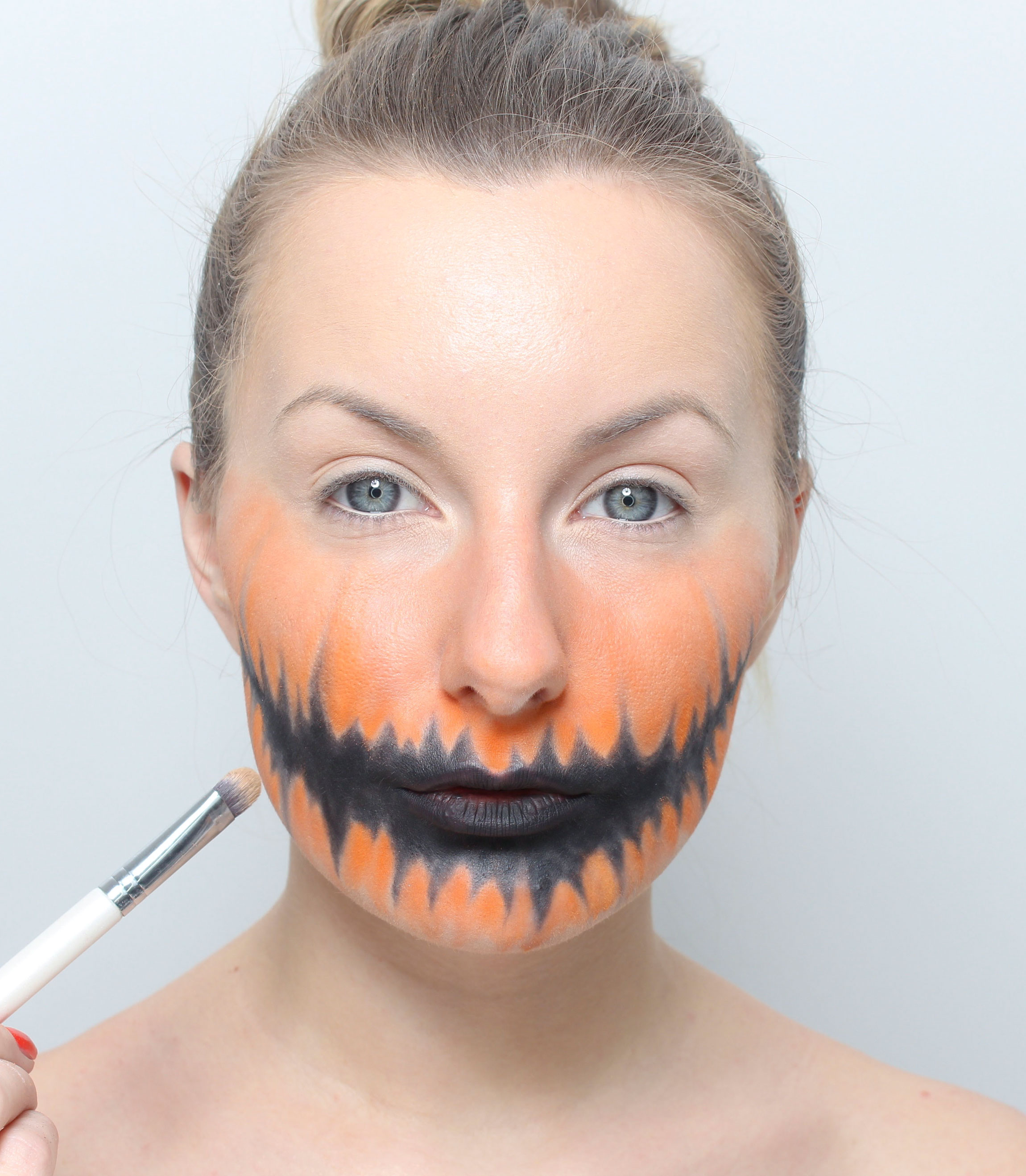 step 5 Halloween Pumpkin Makeup Tutorial