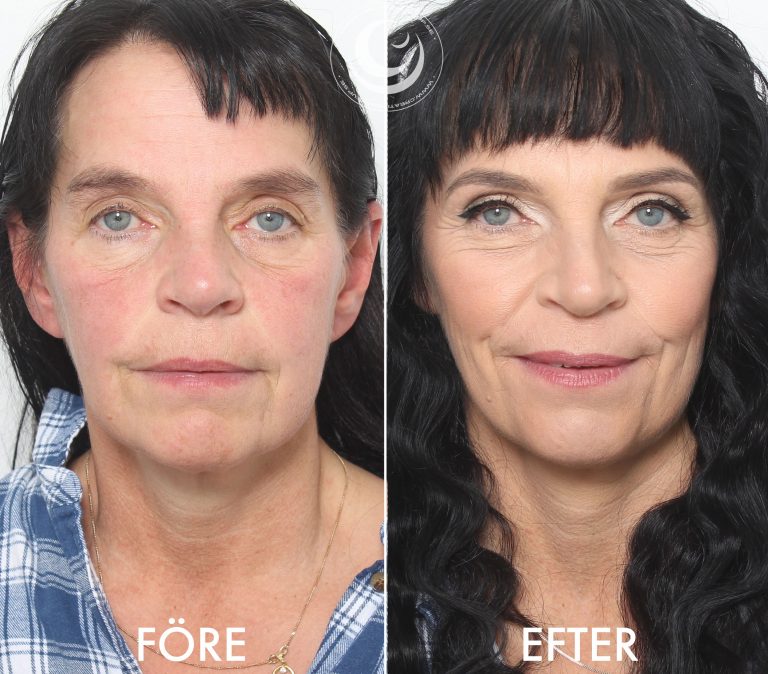 Selección de cejas, maquillaje de fiesta y peinado (maquillaje 50+)