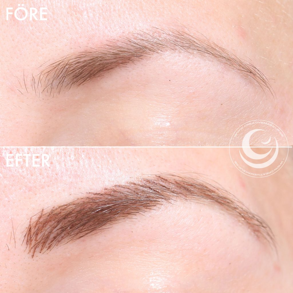 Tattooed eyebrows - the healing time before and after