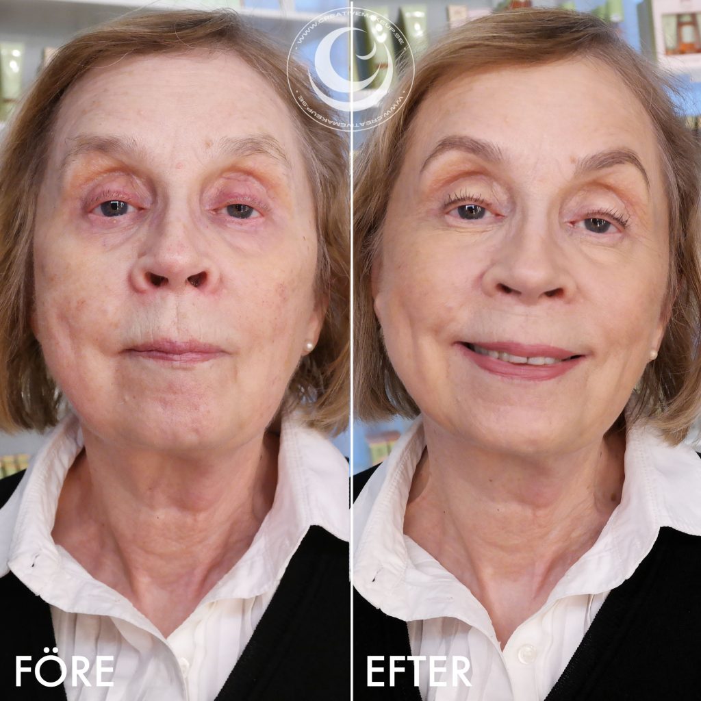 Maquilla con más vigor - antes y después