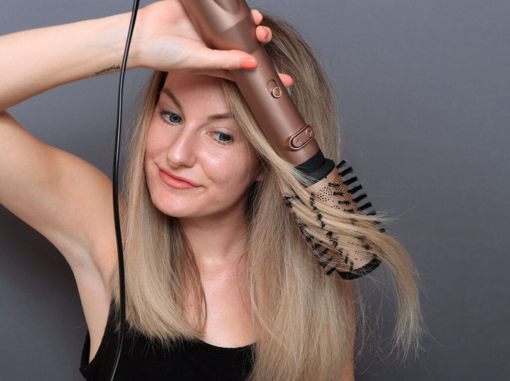 hair volume, hot air brush, babyliss, review, product, 